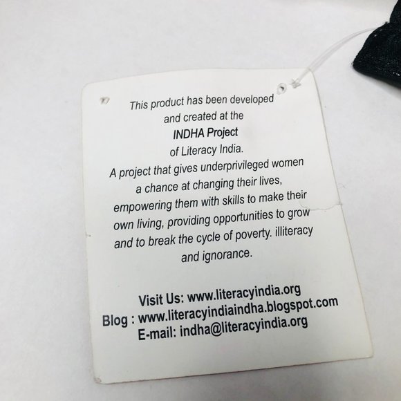 Boho Batik Beaded Indian Shoulder Tote Bag - Picture 5 of 6